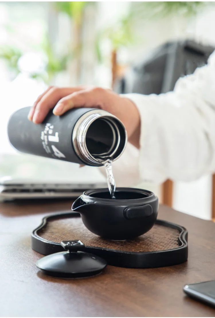 TANGPIN керамический чайник gaiwan с 3 чашками gaiwan набор портативный дорожный чайный набор Посуда для напитков