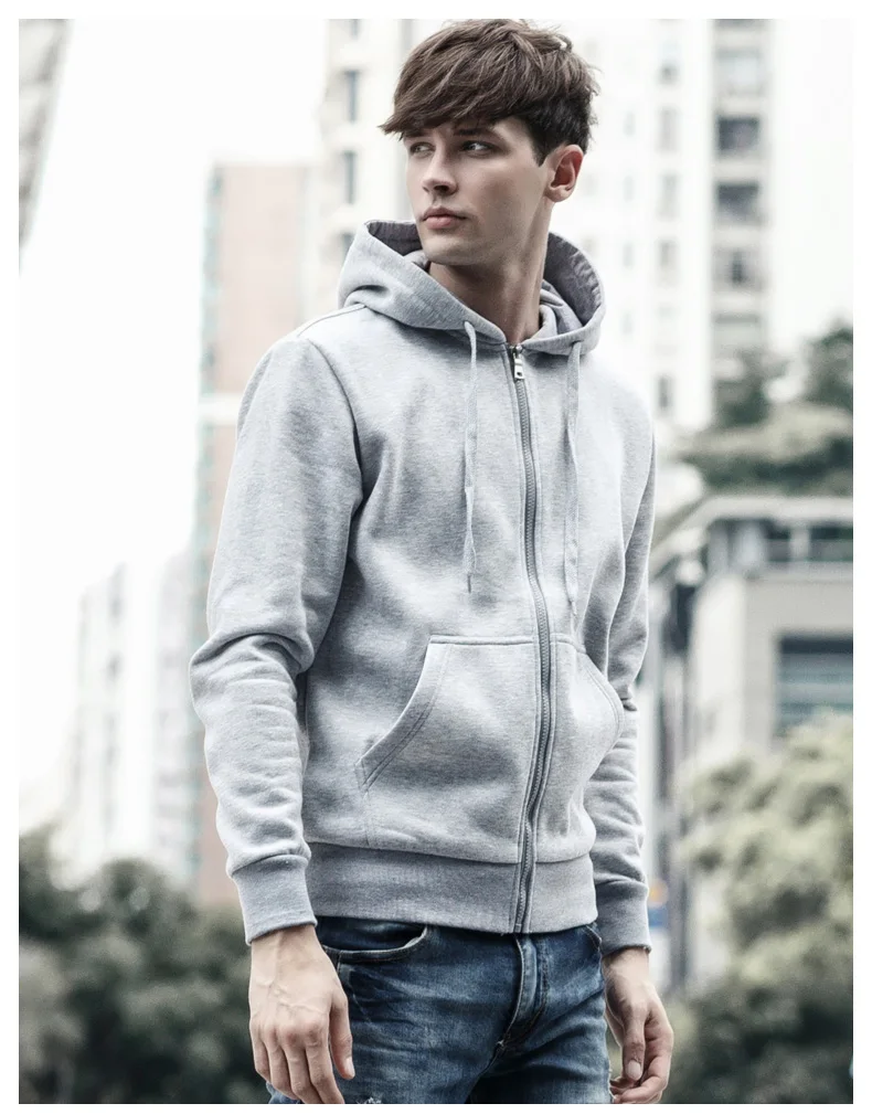 Men's hoodie with hood sweatshirt hip hop Hoody Hoodie Men zipper Casual Cotton pullover mens hoodies and sweatshirts 455