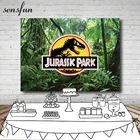 Sensfun Парк Юрского Периода Динозавров вечерние фон для фотосъемки лес Фоны Фотофон для студийной съемки 7x5FT винил