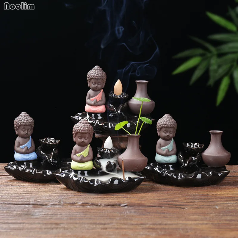 Керамическая горелка для благовоний Little Monk держатель ароматических палочек с