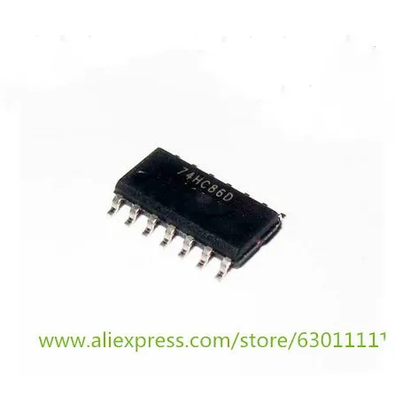 Бесплатная доставка 100 шт. 74HC86D SOP 14 74HC86 SMD|100 pcs|smd 10010 pcs |