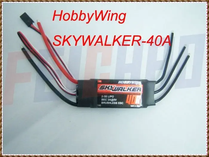 Оптовая продажа F01846 SKYWALKER 40A ESC 2 3S встроенный BEC 2A Бесщеточный Регулятор скорости