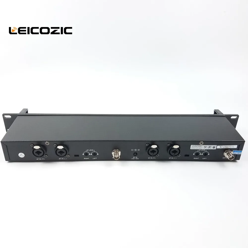 구매 Lecozic BK-2050 귀 무선 모니터 시스템 1 송신기 8 수신기 UHF 귀 전문 무대 무선 모니터 150 메터