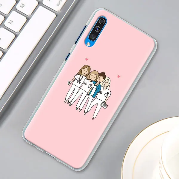 12 Медсестра медицина чехол КРЫШКА ДЛЯ samsung Galaxy A30 A40 A50 A70 A6 A8 плюс A7 A9 M30 чехол для телефона Coque - Цвет: 12