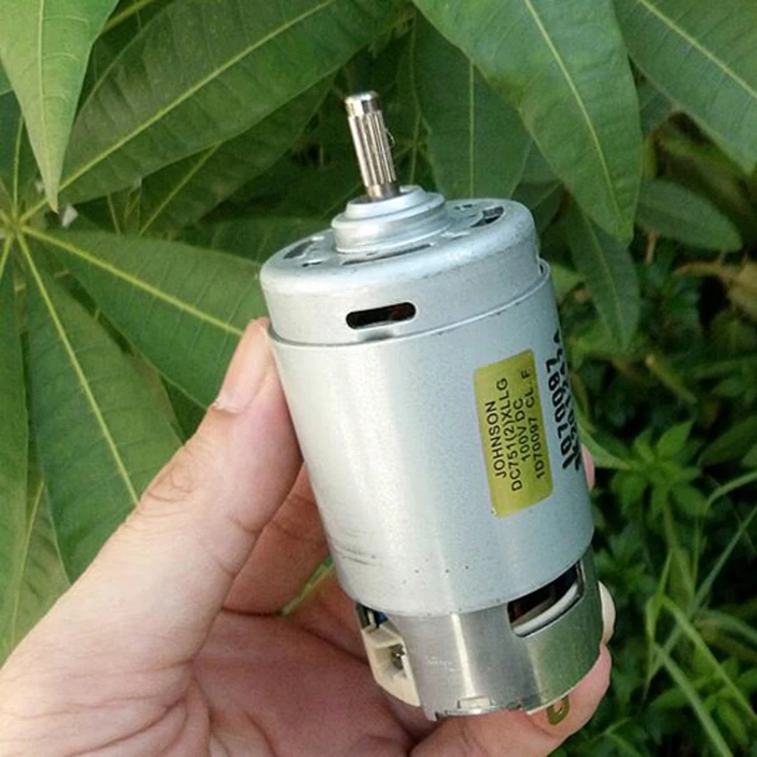 DC24V е байка 36В 60V 120V 7512 миниатюрный компенсацию угольные щетки постоянный магнит