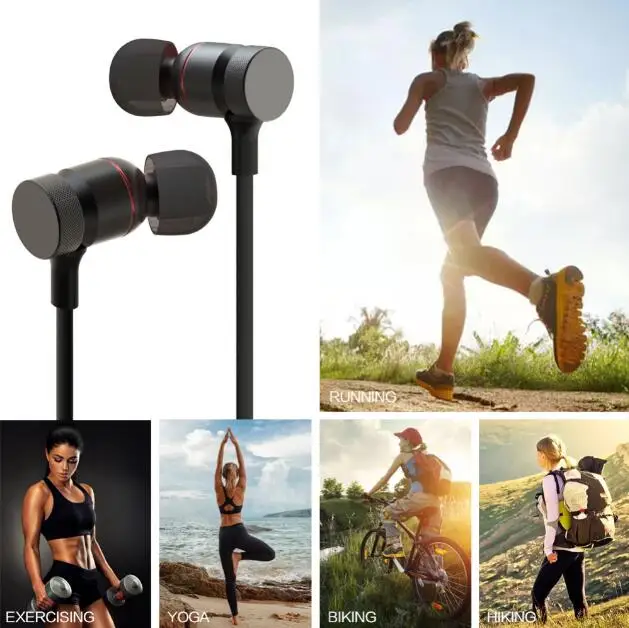 Новый Bluetooth наушники Беспроводной вкладыши Шум снижение с микрофоном устойчивое