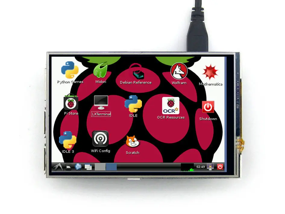 4 0 &quotдюймовый Raspberry Pi 2 B + сенсорный ЖК-экран модуль 320x480 TFT резистивный дисплей