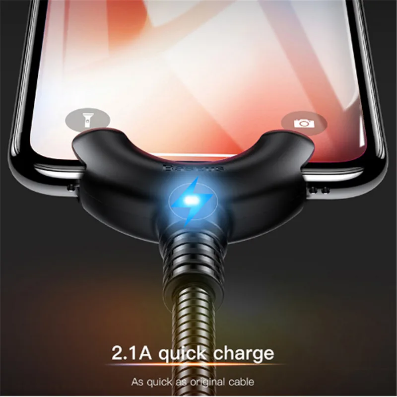 Автомобильный держатель Baseus для iPhone X 8 7 6 5 S 360 gadi GPS Del Telefono Mobile Basamento Supporto Dell'automobile