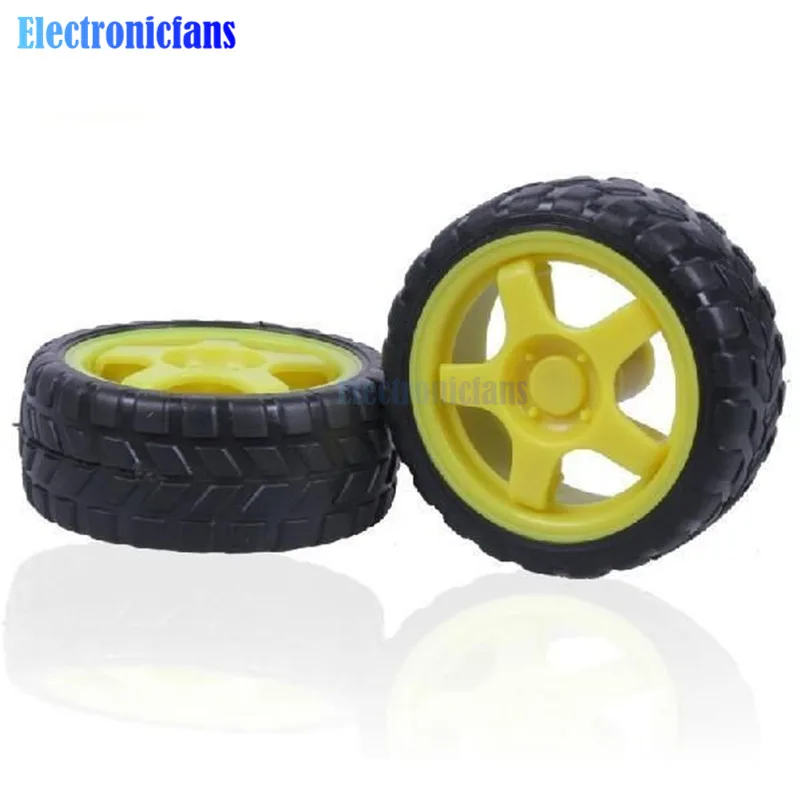 4 шт. пластиковые шины для arduino 65x26 мм|wheels wheel|wheels plasticwheel small |