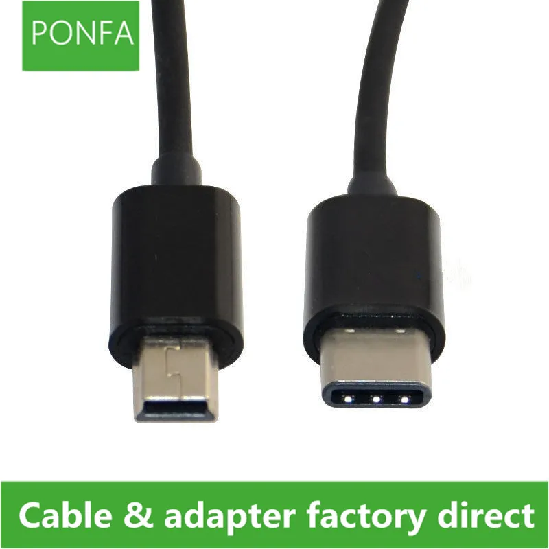 Кабель питания со штекером USB 3 1 типа C на мини-USB 2 0 кабель синхронизации данных м |