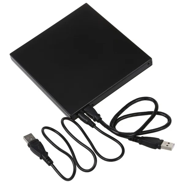 Внешний USB2.0 Тонкий чехол для 9 5 мм SATA ноутбука лоток CD DVD привод горелки|external
