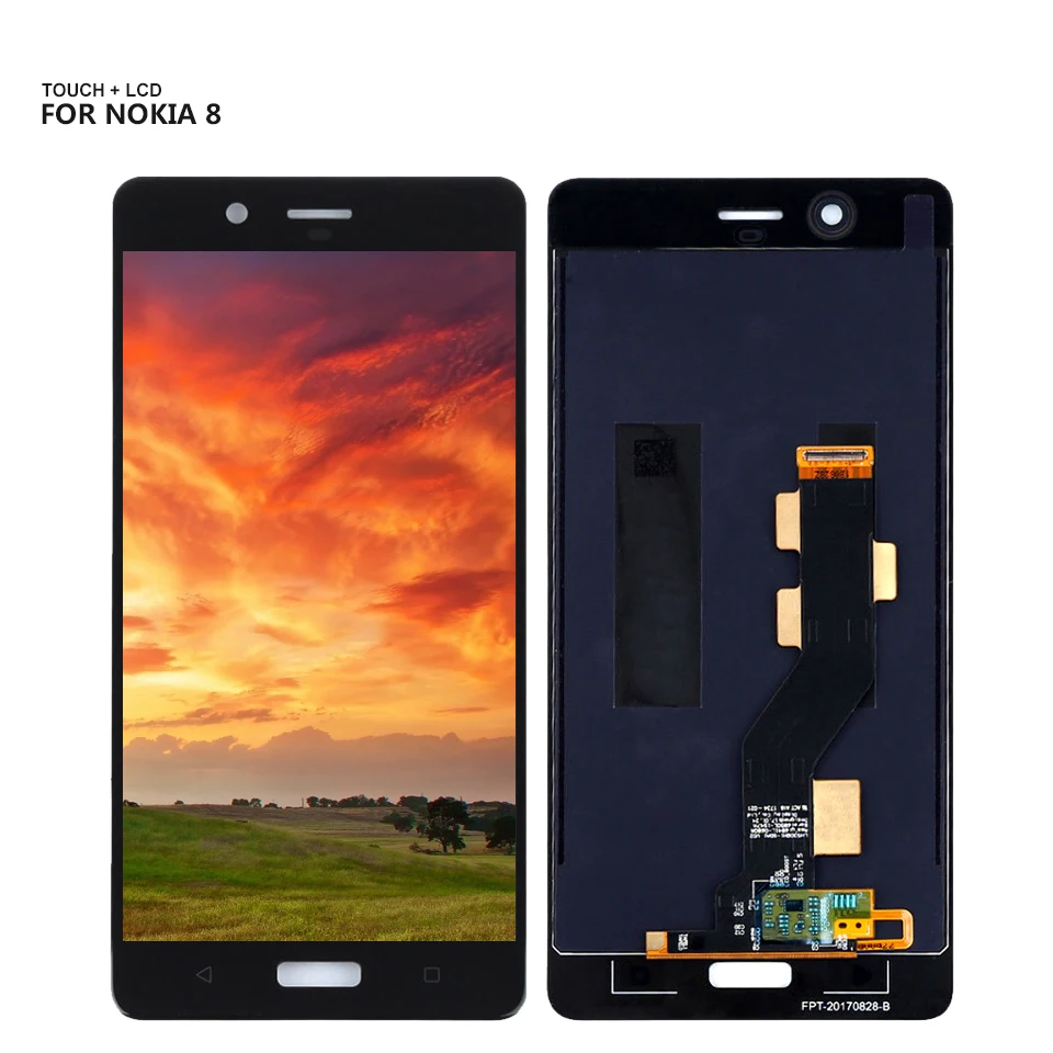 Для Nokia 8 N8 TA-1012 TA-1004 TA-1052 Полный ЖК-дисплей сенсорный экран дигитайзер в сборе