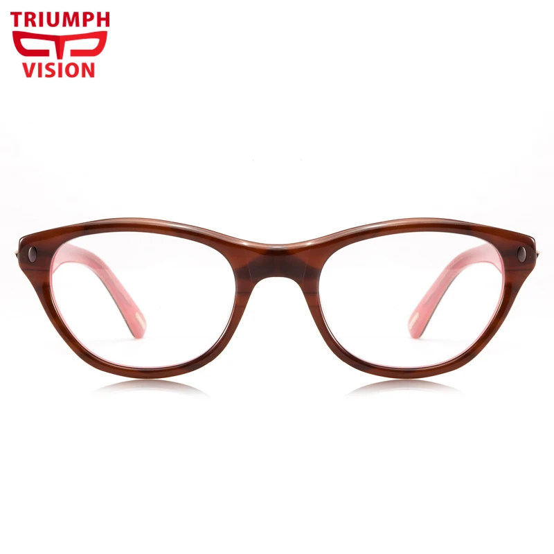 Очки для близорукости TRIUMPH VISION ацетатные розовые очки коррекции сисветильник