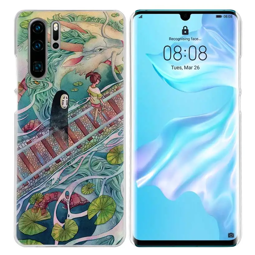 Чехол Studio Ghibli Spirited Totoro для huawei P20 P30 P Smart Nova 4 3i P10 P9 P8 mate 10 20 lite Pro Mini жесткий чехол для телефона - Цвет: 10