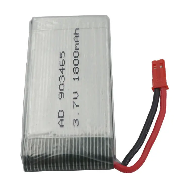 903465 25C 3 7 V 1800mAh аккумуляторная батарея для JJRC A6 модель квадрокоптера RC Дрон YX693 1 YX709