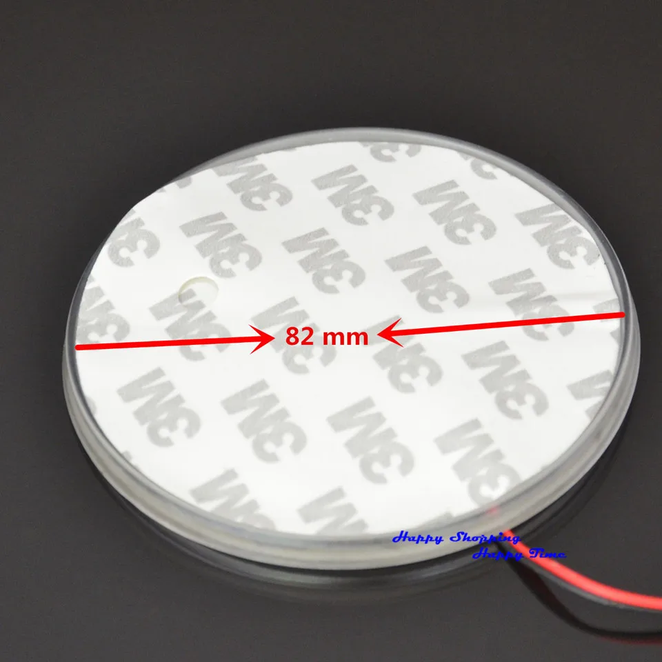 Новый 82 мм Красный Знак Герба LED Фон Наклейка Свет Для BMW 3 5 7 Серии X Бесплатная