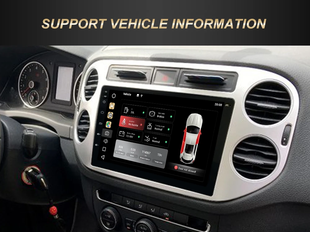 Автомобильный аудио gps для VW Tiguan 2009 2010 2011 2012 2013 Android 8,0 автомобиль радио " ips Экран Авто Радио стерео 4G WI-FI RDS