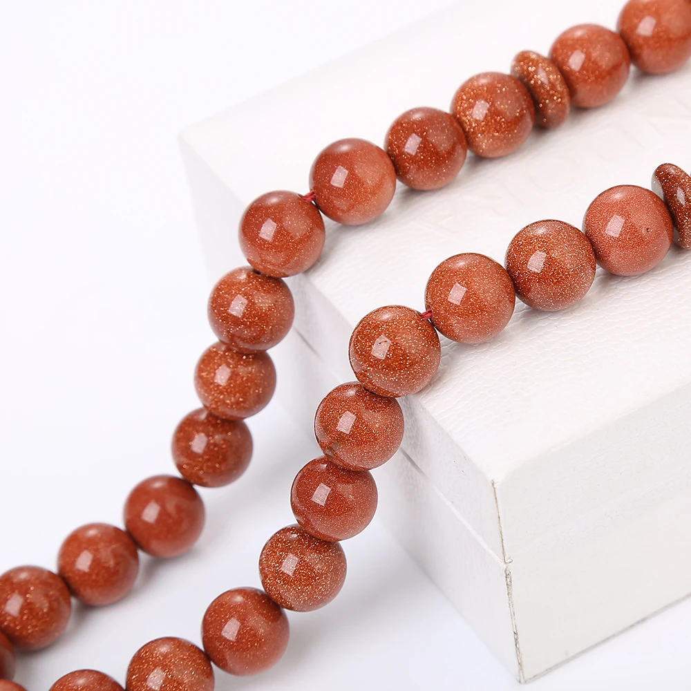 Yumten Goldstone Muslim Rosary Gemstone Prayer Islam Tespih 33 Tibetaanse Natural Stone Beads Jewelry Tassel Accessories | Украшения и