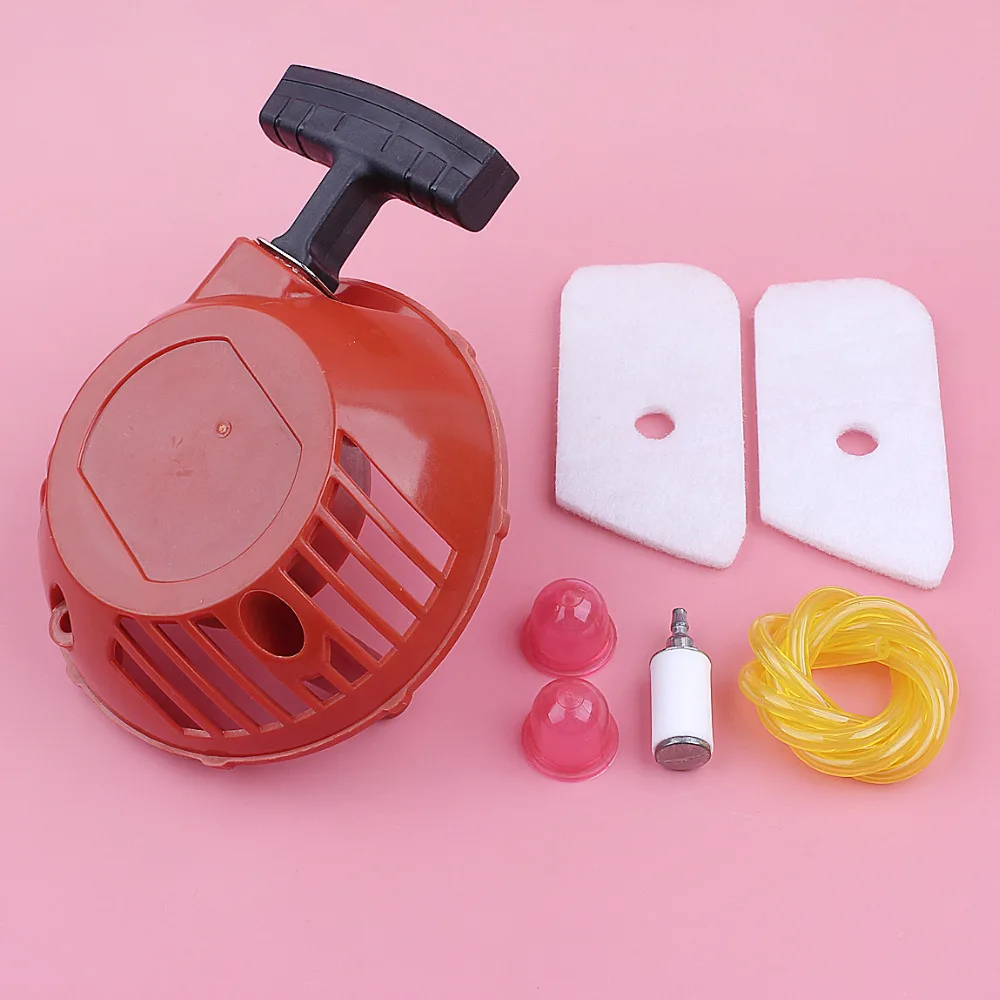 Recoil Pull СТАРТЕР воздушный топливный фильтр линии для Husqvarna 128L 128C 128LDX 128LD 128R праймер лампы триммер ЗАМЕНА Запасные части