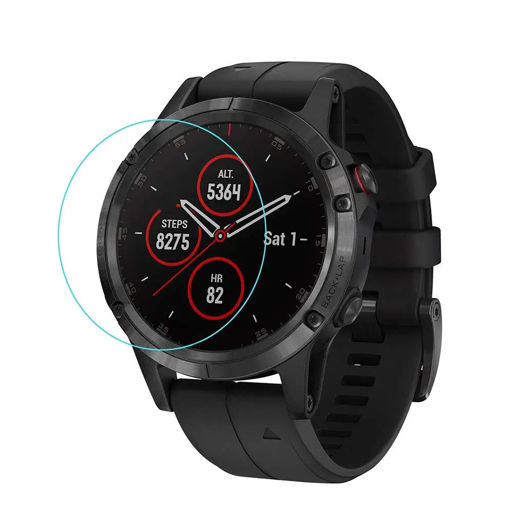 Fenix 5 стекло для часов Защита экрана Garmin Смарт часы LTE 2.5D круглый край против