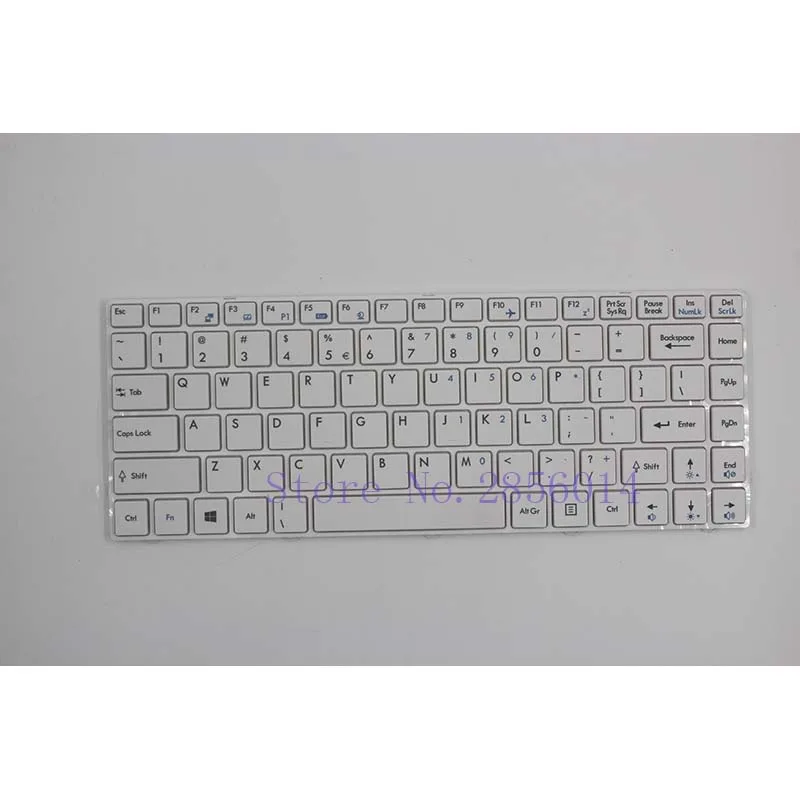 Новая белая клавиатура US для ноутбука MSI CR420, CR460, X350, EX465, CX420, X370