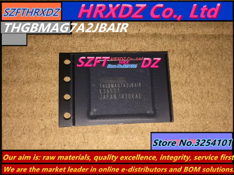 SZFTHRXDZ 100% Новый оригинальный 2 шт. 5 THGBMAG7A2JBAIR BGA|Соединители| |