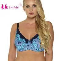 Mierside 1053A Plus Size Bra No-padded Lingerie Large Size Bralette Underwear For Women With Underwire 36-46 C/D/DD/DDD/E/F/G