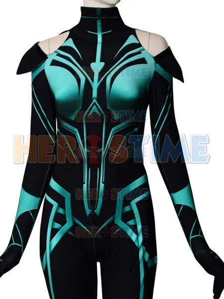 Высокое качество Hela of Thor: Ragnarok 3D печать Косплей Костюм лайкра спандекс Zentai костюм