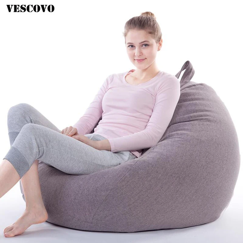 VESCOVO большой размер татами beanbag кресло бобы мешок диван 90*110 см|sofa size|sofa sofasofa chair |