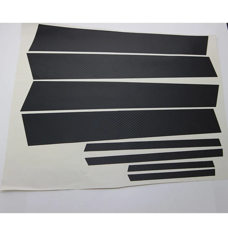 

8PCS Car Stickers Carbon Fiber Decorative Window Center Pillar StickerFor Chevze Cruze Car Exterior Accessories