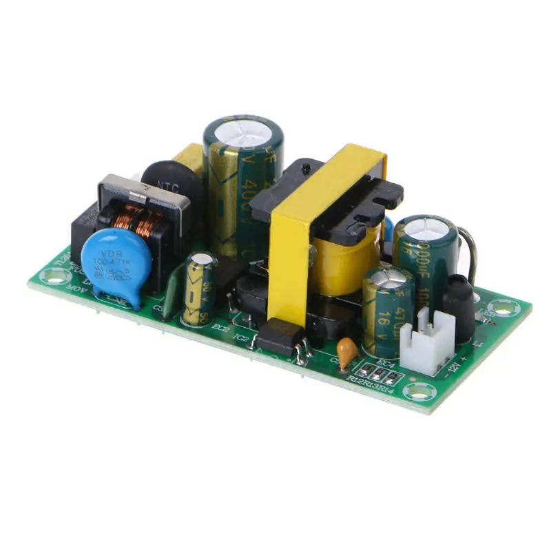 OOTDTY AC-DC 12V 2A 24W Импульсный модуль питания с неизолированной схемой от 100-240V до плата