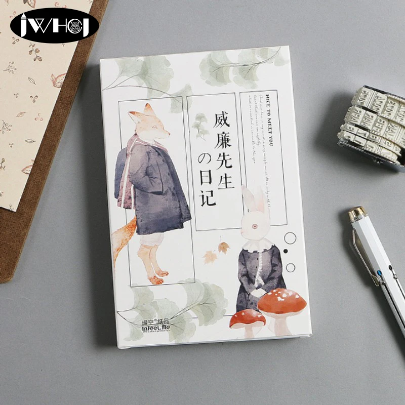 30 pc/lot Cute Mr. Fox animals cartoon Postcard paper card Valentine's Day New Year Greeting Card Birthday Gift Message cards | Дом и сад