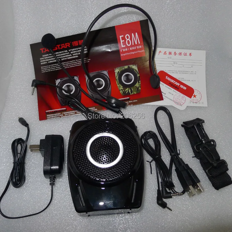 TAKSTAR E8M Портативные Цифровые усилители и динамик MP3 аудио плеер класса D Цифровой
