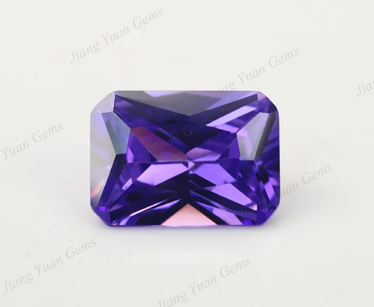 

50 шт., 3x5 ~ 13x18 мм, огранка принцессы, AAAAA, фиолетовый цвет, фотодрагоценные камни, CZ камень для ювелирных изделий, Diy Камень