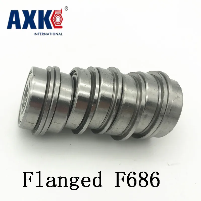 Фланцевый подшипник Axk F686 Zz фланцевый 6x13x5 мм Z Abec 1 F618/6zz|bearing 6x13x5|bearing bearingbearing 10 |