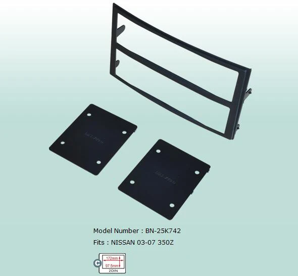 

Car Fascias Radio Audio Panel Frame Dash Kit For Nissan 350Z 2003~2007 Retail/Set Free Shipping