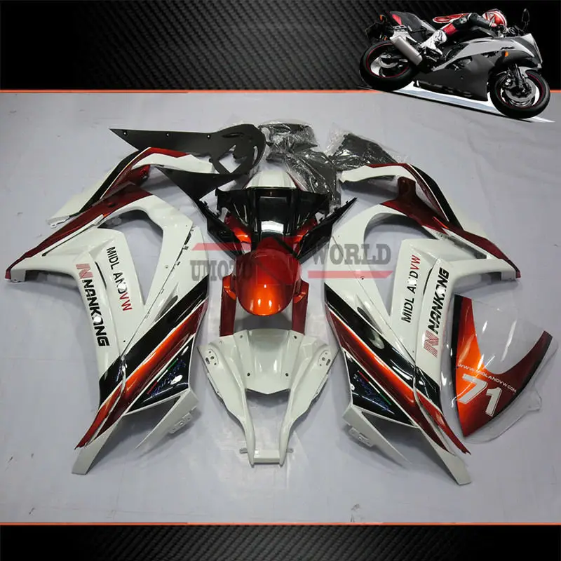 ZXMT мотоцикл обтекатель комплект кузов подходит для Kawasaki ninja ZX10R 2011- 12 13 14 ABS впрыска УФ светильник технология отверждения - Цвет: as picture shows