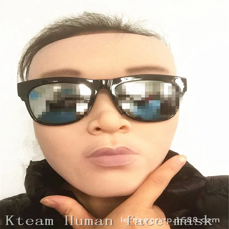 

Hot Realistic Human Skin Mask Disguise Self Masks with False eyelashes Funny Cosplay halloween mascaras maske silicone mask toys