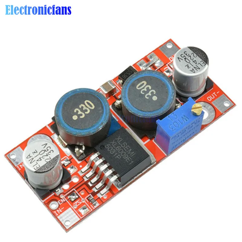 XL6009 Boost DC Регулируемый понижающий преобразователь модуль замены LM2577 питания 20 Вт