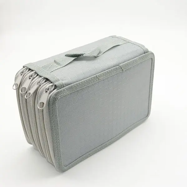 72 holes gray Чехол для карандашей Estuche Escolar Estojo Escola Kalemlik Estuches Para El Colegio коробка для карандашей Trousse Scolaire Stylo Lapices сумка - Цвет: 72 holes gray