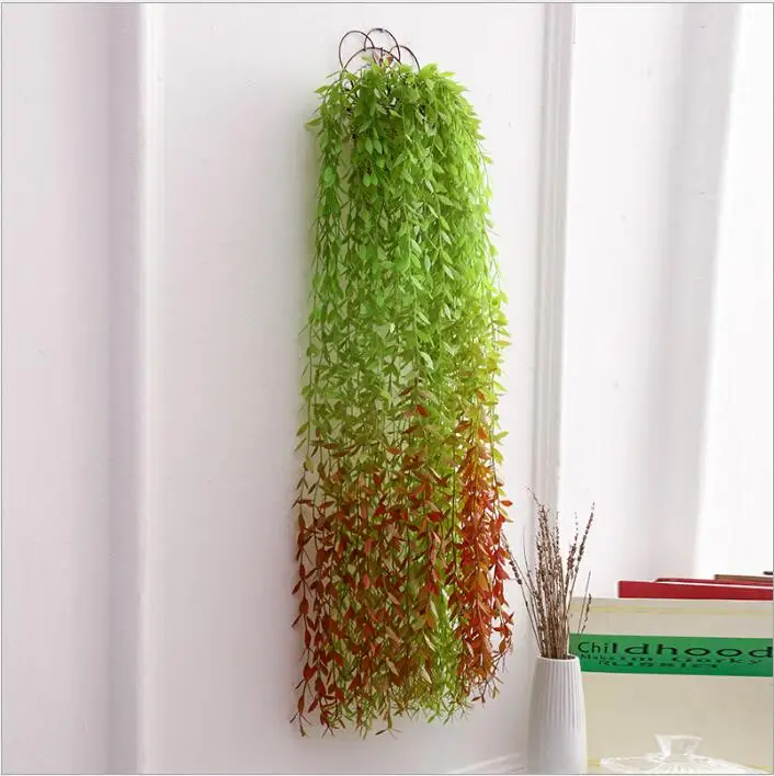 10 pcs Simulation wicker rattan 100 cm Artificial flowers Arrange for wedding decoration Vines hang from the ceiling | Дом и сад
