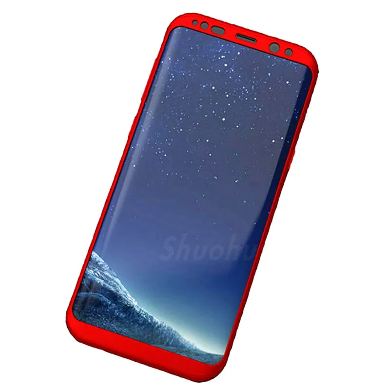 Роскошный 360 градусов Телефонные Чехлы для Samsung S7 Edge чехол S8 плюс противоударный