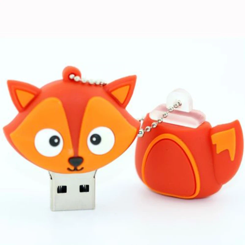 Горячая продажа подарок Usb флеш накопитель 128 МБ 8 ГБ 16 32 сова лиса пчела пингвин usb