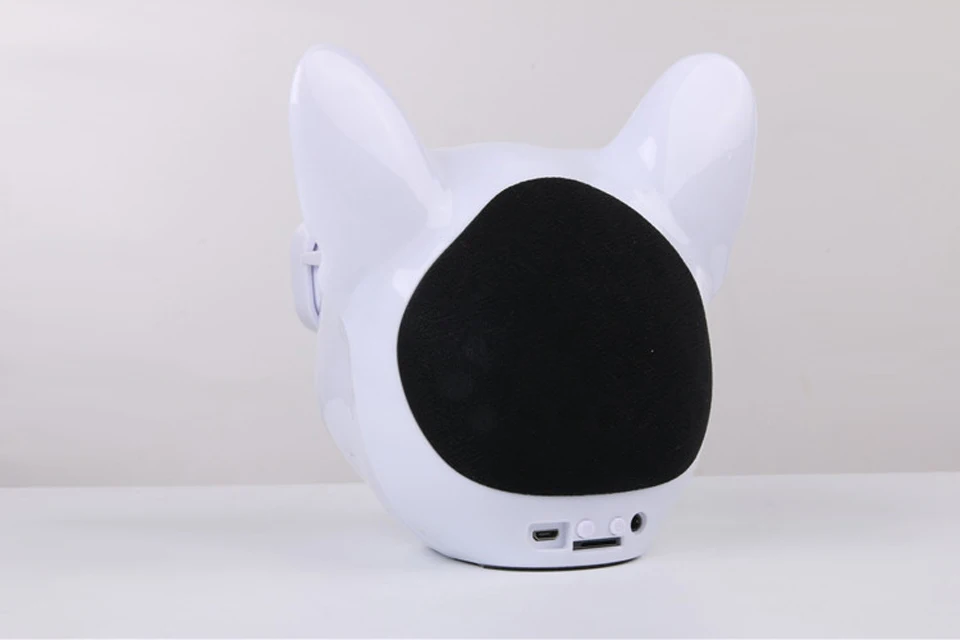 Беспроводной динамик, бульдог, Bluetooth, портативный стерео, супер бас, мультяшный звук, сабвуфер, динамик