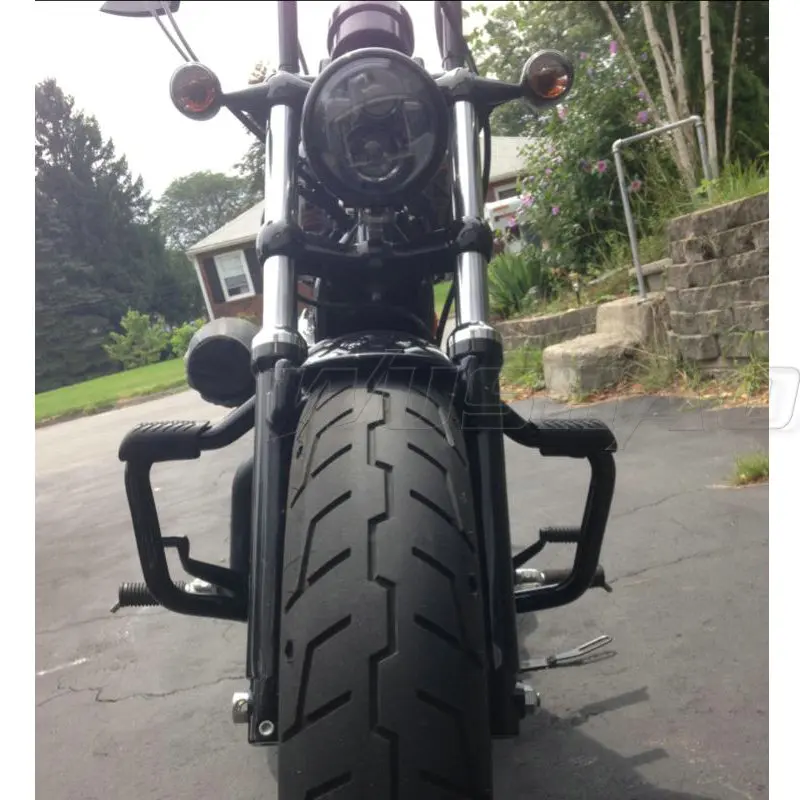 Передняя Защитная панель двигателя для 2004 2012 Harley Sportster nighster Custom XL 883 883L 883R XL883 1200