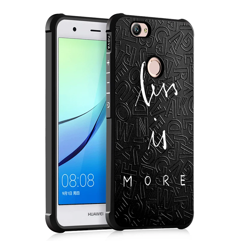ipngve Luxury 3D pattern Silicone Anti-knock Phone Case For Huawei Nova Coque Shell Bag Fundas |