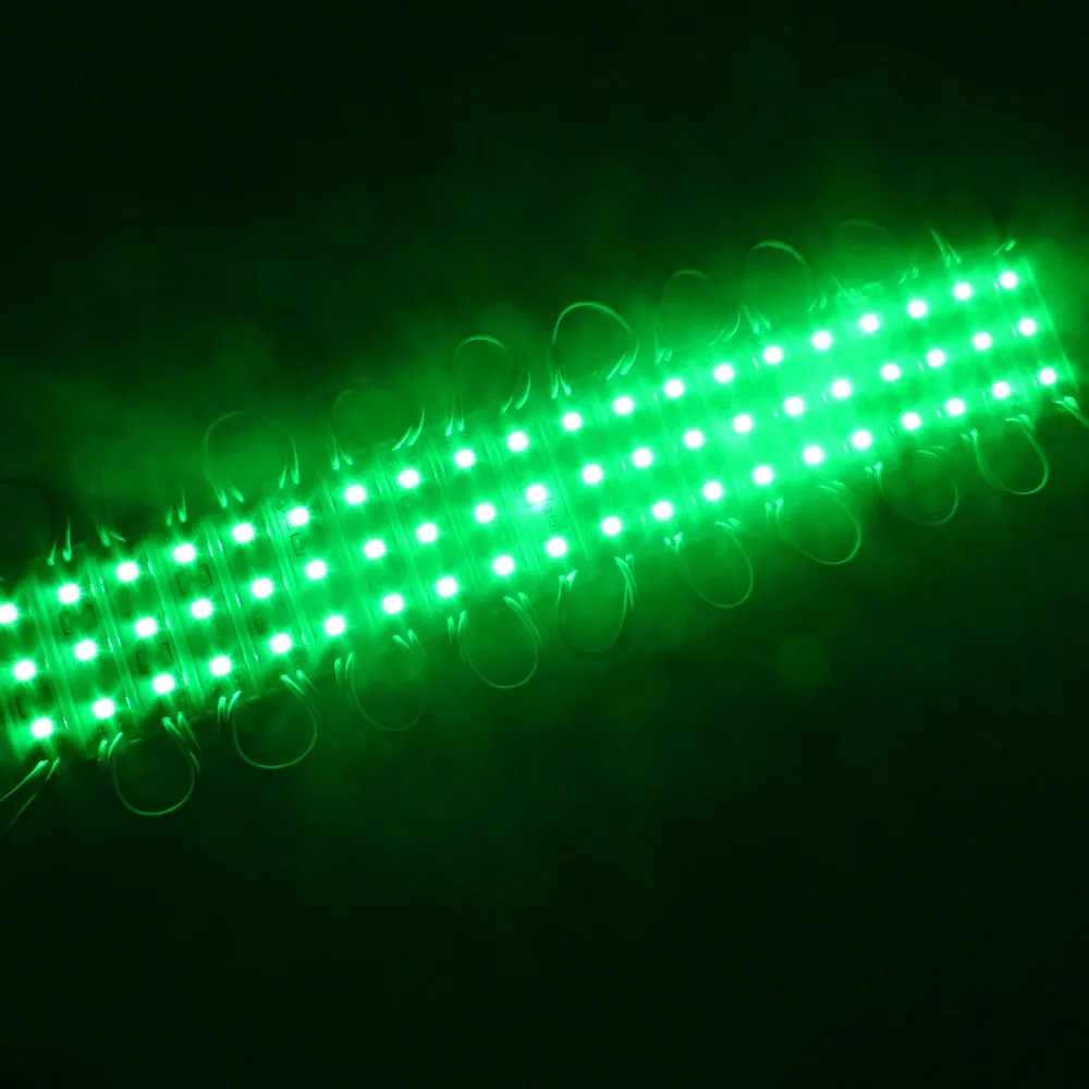 100 шт. SMD 2835 3 Светодиодный модуль для рекламы светильник слова задний DC12V