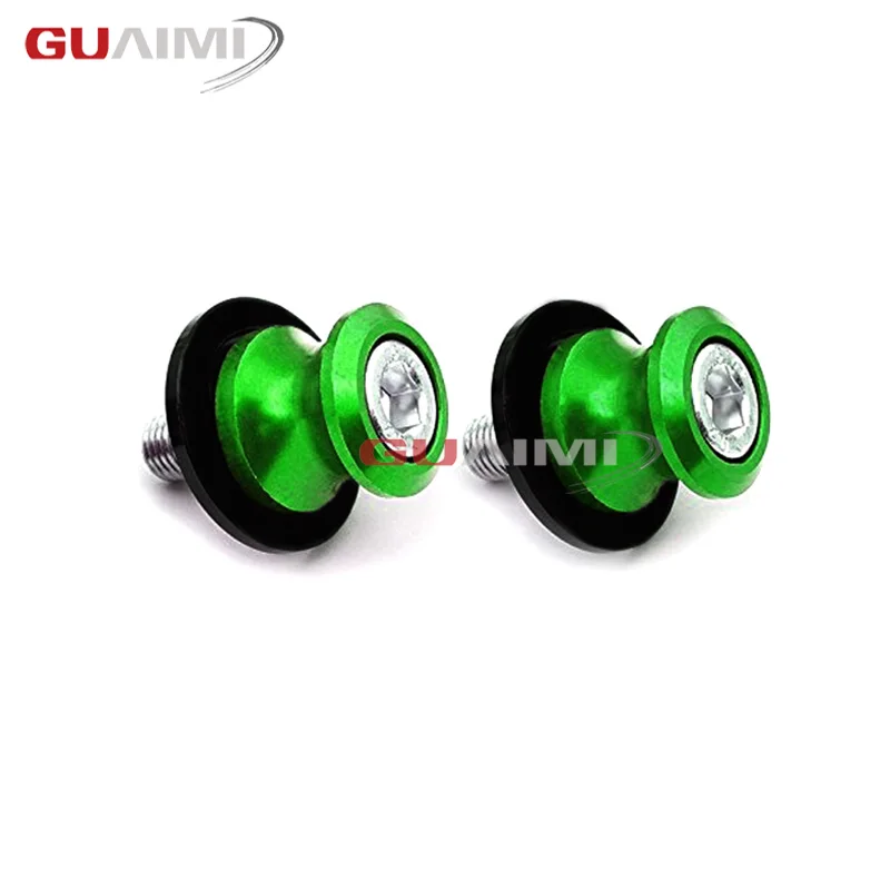 ЧПУ 8 мм Swingarm Слайдеры Катушки зеленый для KAWASAKI Z800 2012 2013 2014 Ninja ZX6R 2015 ZX10R 2011-2015 ZX 6R 10R |