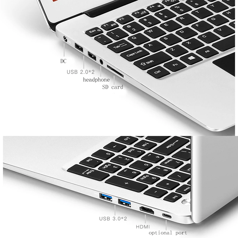 GMOLO 15 6 Core I7 8550U 8th Gen четырехъядерный процессор 8 потоков 16 Гб DDR4 RAM 256 ГБ SSD 1 ТБ HDD