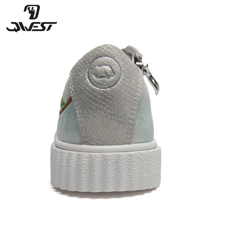 QWEST/однотонная Нескользящая дышащая кожаная стелька на липучке размер 33-38